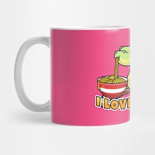 SLURPent say's "I love noods!" Mug